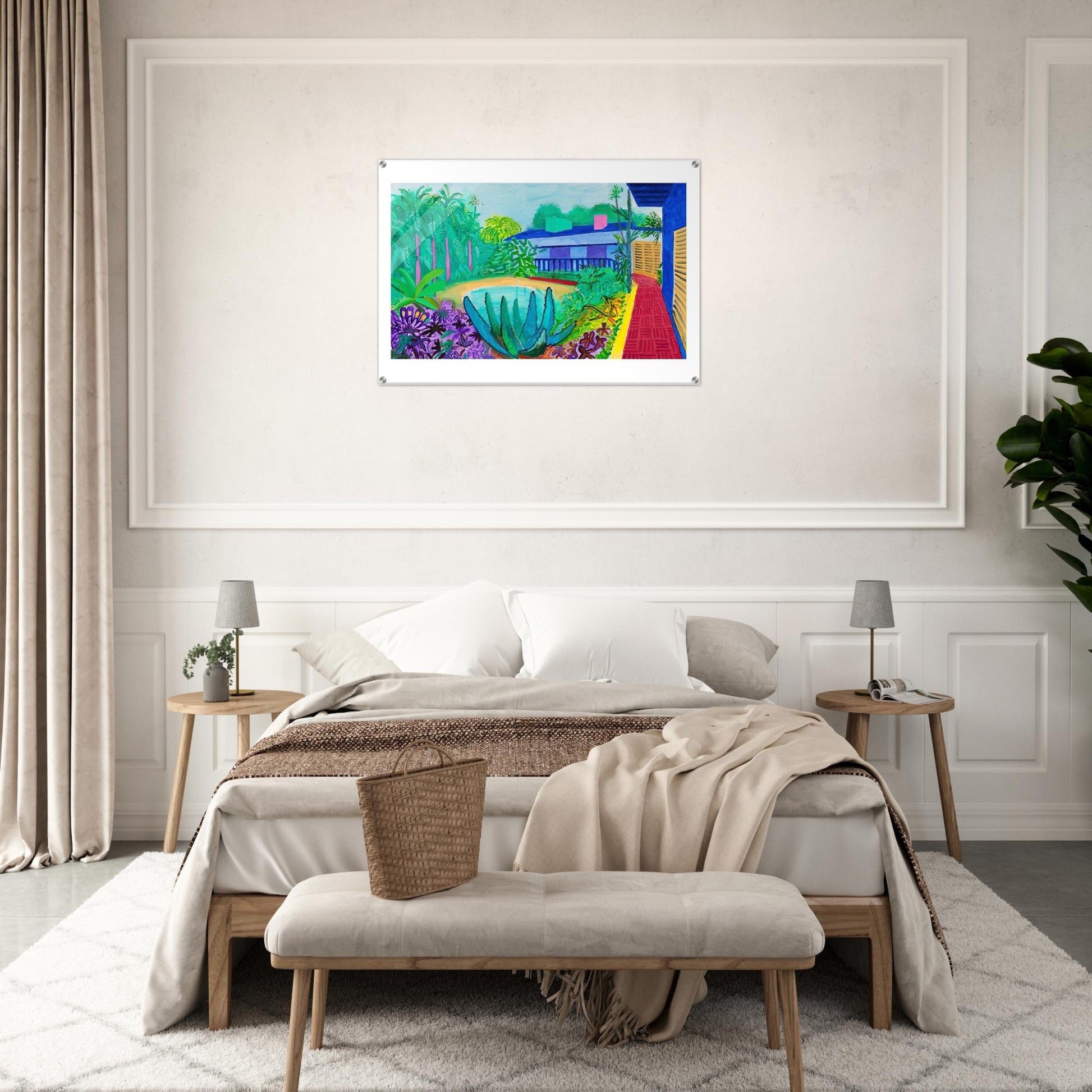 David Hockney - David Hockney Acrylic Print - 70x100 cm / 28x40″ inches | David Hockney Wall Art | David Hockney Prints
