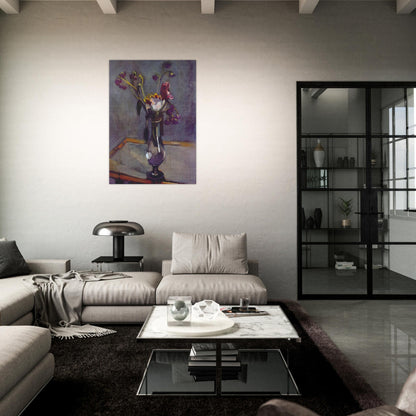 BOUQUET ON A BAMBOO TABLE 1903 - Henri Matisse Brushed Aluminum Print - 70x100 cm / 28x40 inches | Henri Matisse Aluminum Print | Henri Matisse Prints
