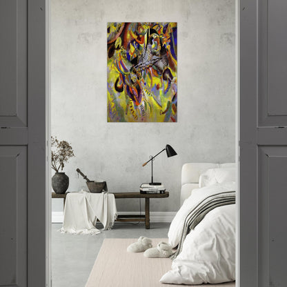 FUGUE 1914 - Wassily Kandinsky Brushed Aluminum Print - 70x100 cm / 28x40 inches | Wassily Kandinsky Aluminum Print | Wassily Kandinsky Prints
