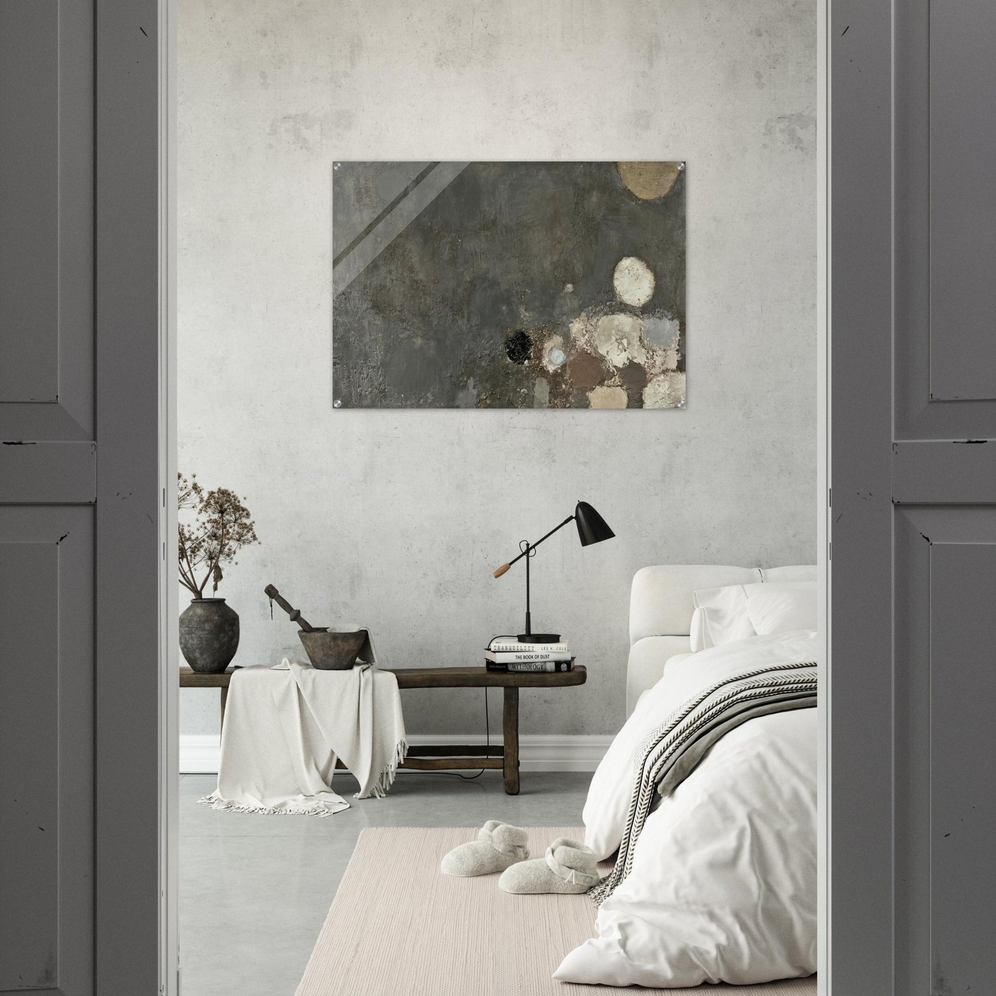 UNTITLED 1956 - Luis Feito Acrylic Print - 70x100 cm / 28x40″ inches | Luis Feito Wall Art | Luis Feito Prints