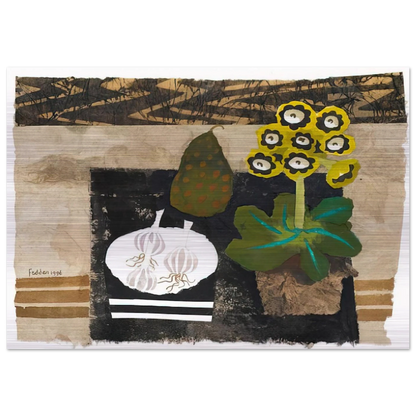 Auricula - 1996 - Mary Fedden Brushed Aluminum Print - 70x100 cm / 28x40 inches | Mary Fedden Aluminum Print | Mary Fedden Prints