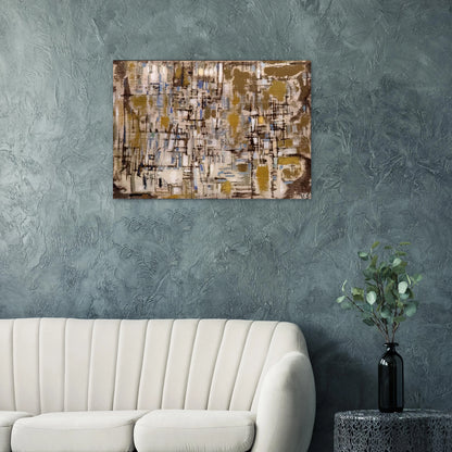 Untitled - 1952 - Maria Helena Vieira da Silva Brushed Aluminum Print - 70x100 cm / 28x40 inches | Maria Helena Vieira da Silva Aluminum Print | Maria Helena Vieira da Silva Prints