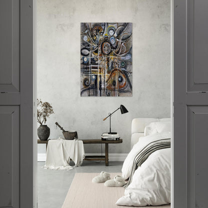 The Center - Richard Pousette-Dart Brushed Aluminum Print - 70x100 cm / 28x40 inches | Richard Pousette-Dart Aluminum Print | Richard Pousette-Dart Prints