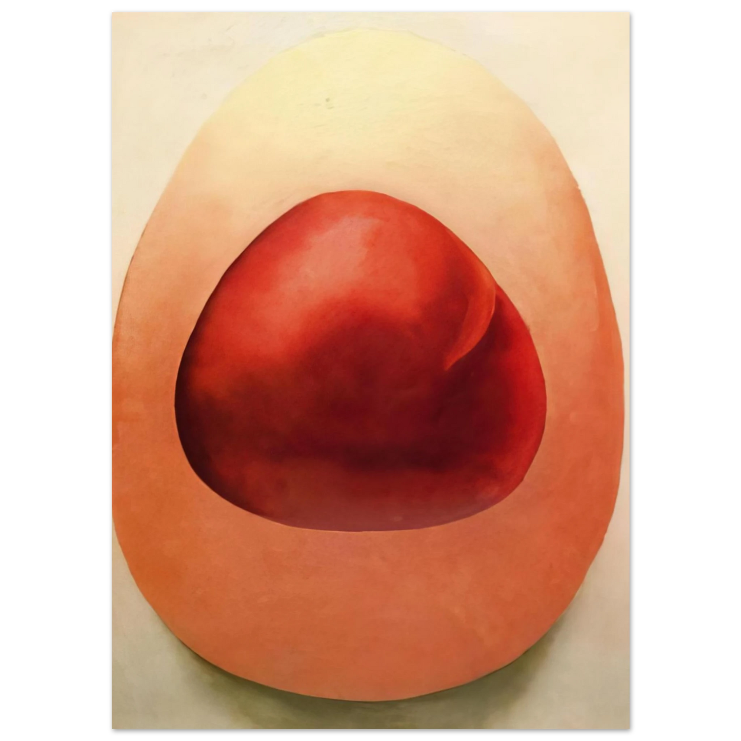 Georgia O'Keeffe - Red and Pink Rocks Fine Art Poster