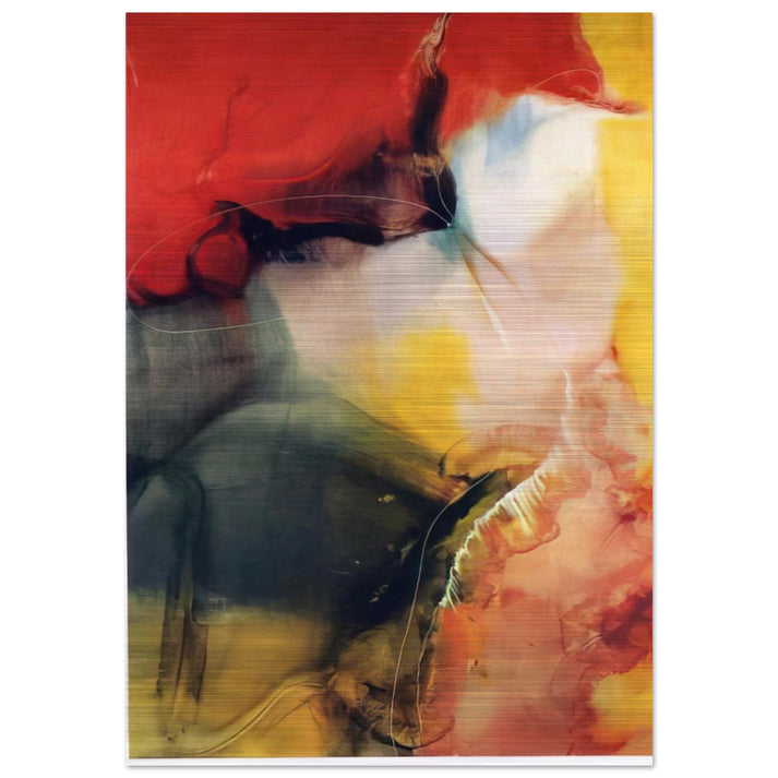 Lotus - Paul Jenkins Brushed Aluminum Print - 70x100 cm / 28x40 inches | Paul Jenkins Aluminum Print | Paul Jenkins Prints