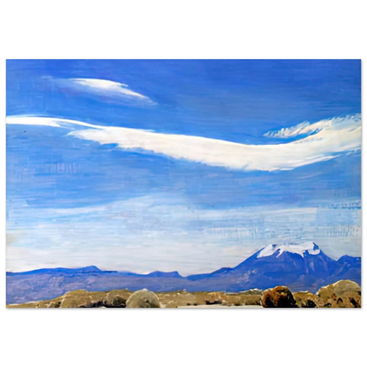 Maynard Dixon - THE CLOUD COACHELLA VALLEY CALIFORNIA 1940 Wall art - 13x18 cm / 5x7 inches - Fine Art Poster-canvas - -