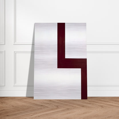 Acracropolis - Al Held Brushed Aluminum Print - 70x100 cm / 28x40 inches | Al Held Aluminum Print | Al Held Prints