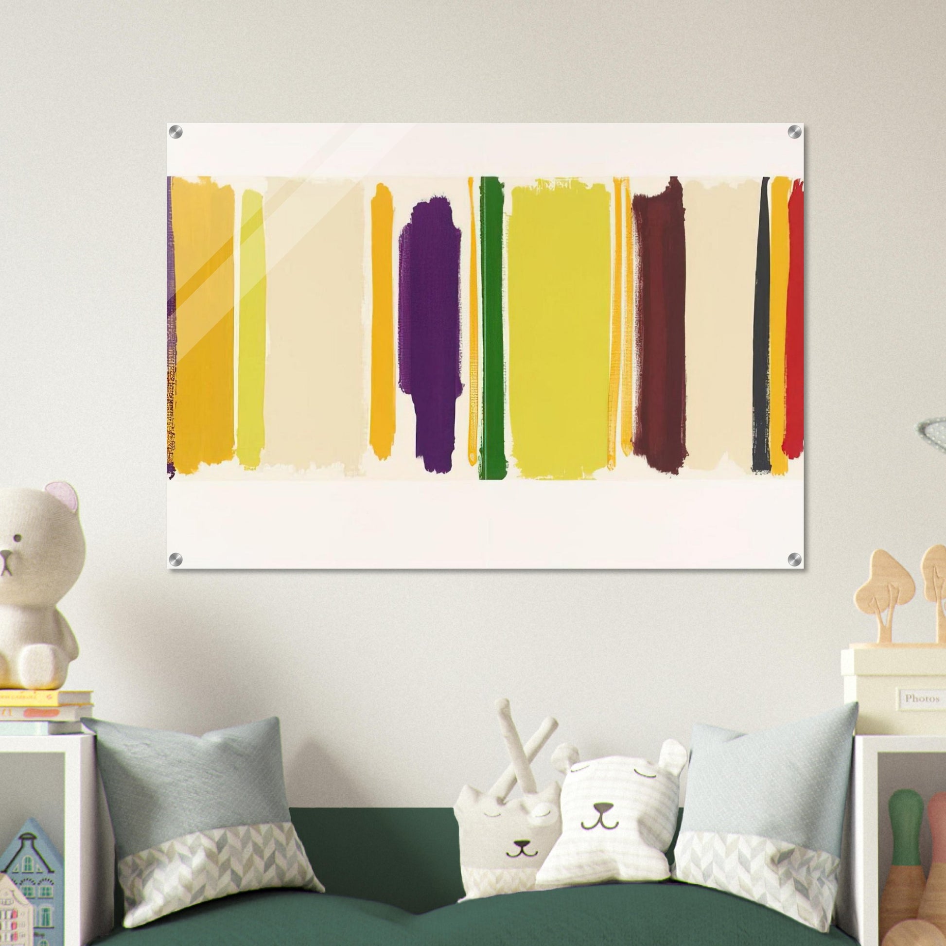 Untitled From The Shapes of Colour - 1978 - Patrick Heron Acrylic Print - 70x100 cm / 28x40″ inches