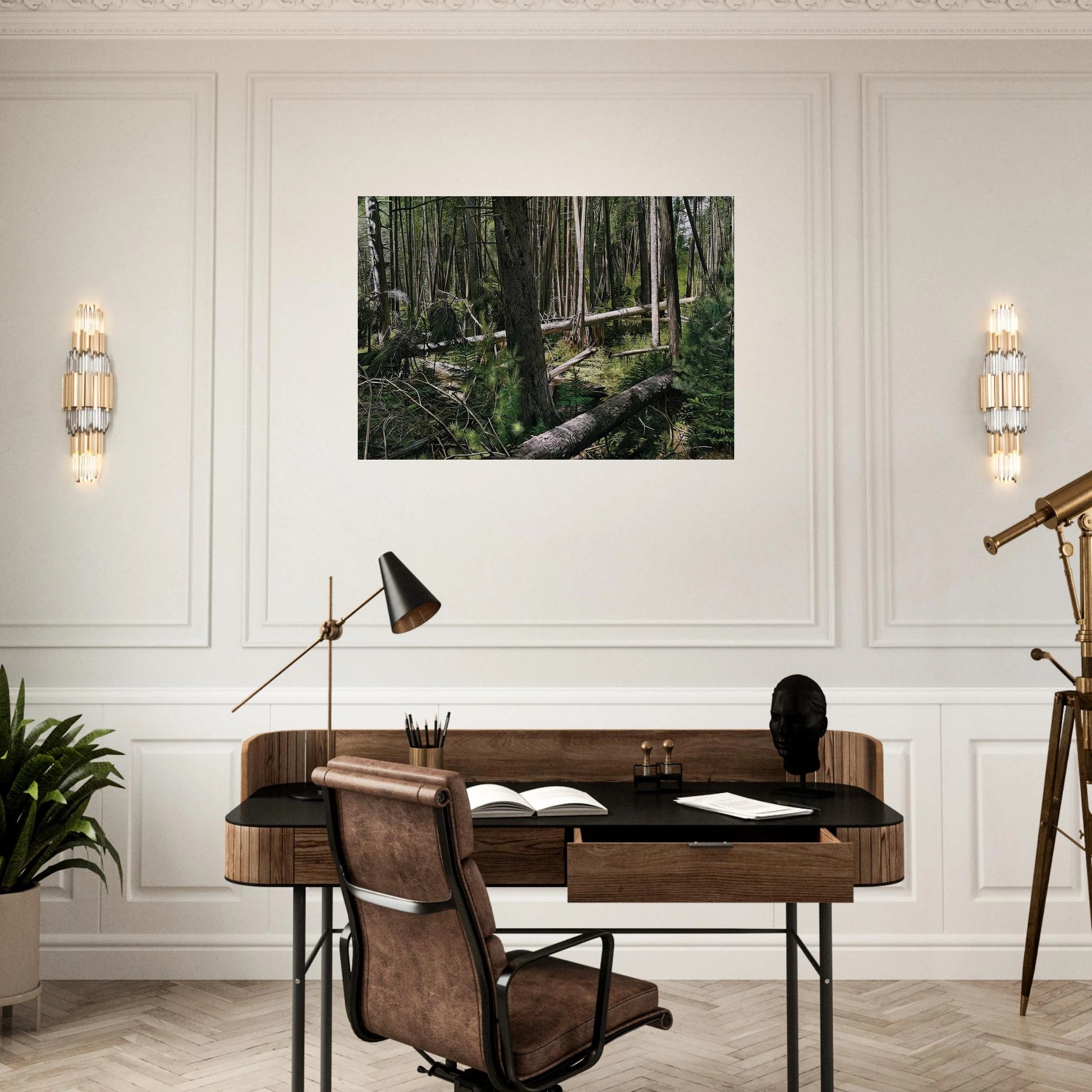 NEAR HUNTERS BEACH ACADIA NATIONAL PARK 2008 - Richard Estes Brushed Aluminum Print - 70x100 cm / 28x40 inches | Richard Estes Aluminum Print | Richard Estes Prints