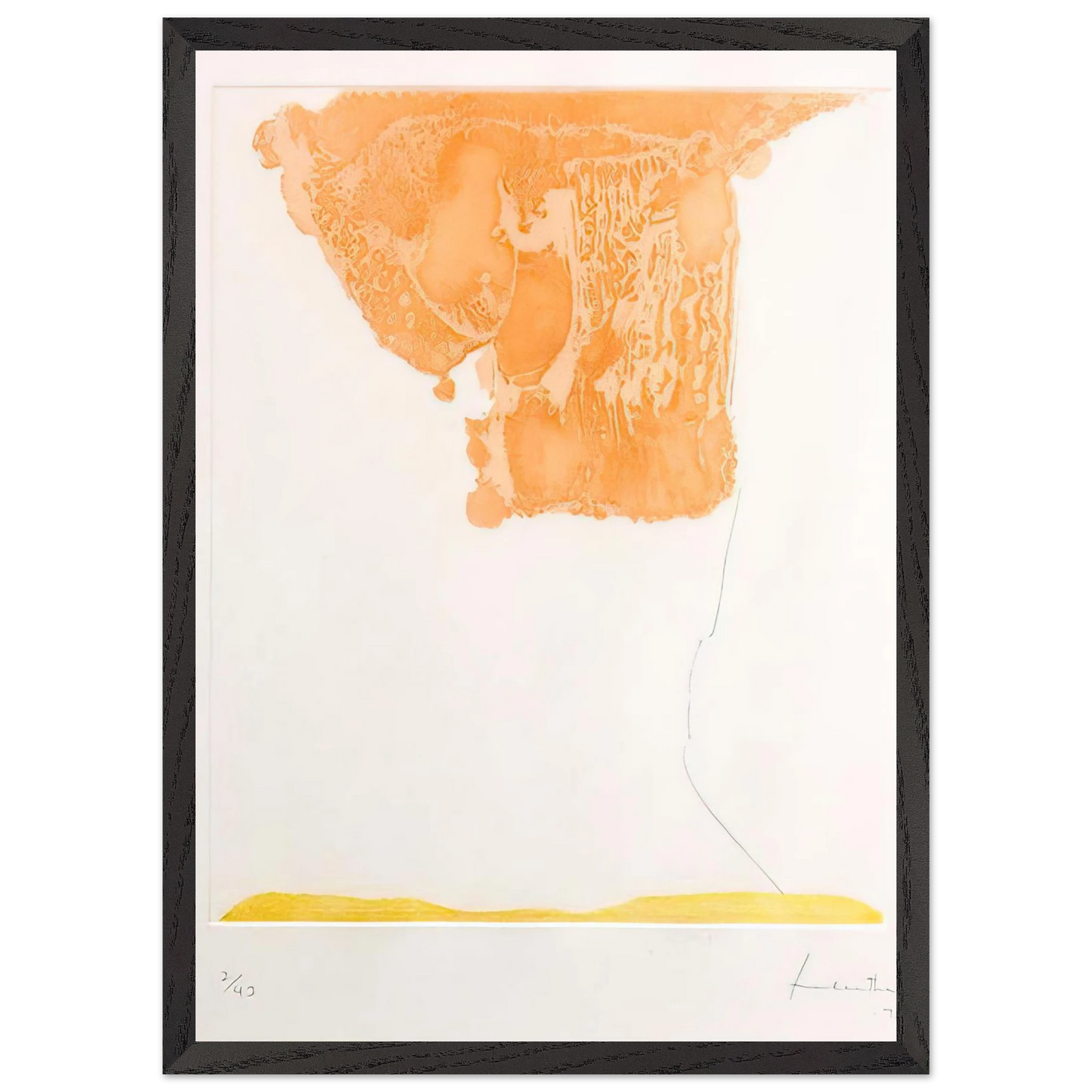 Helen Frankenthaler - Pranzo Italiano - 1973 Wall art - 21x29.7 cm / 8x12" - Fine Art Poster-canvas - -