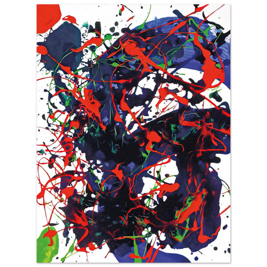 Sam Francis - Untitled  SFP94-41  SFF 1716   75x100 cm / 30x40inches Fine Art Poster