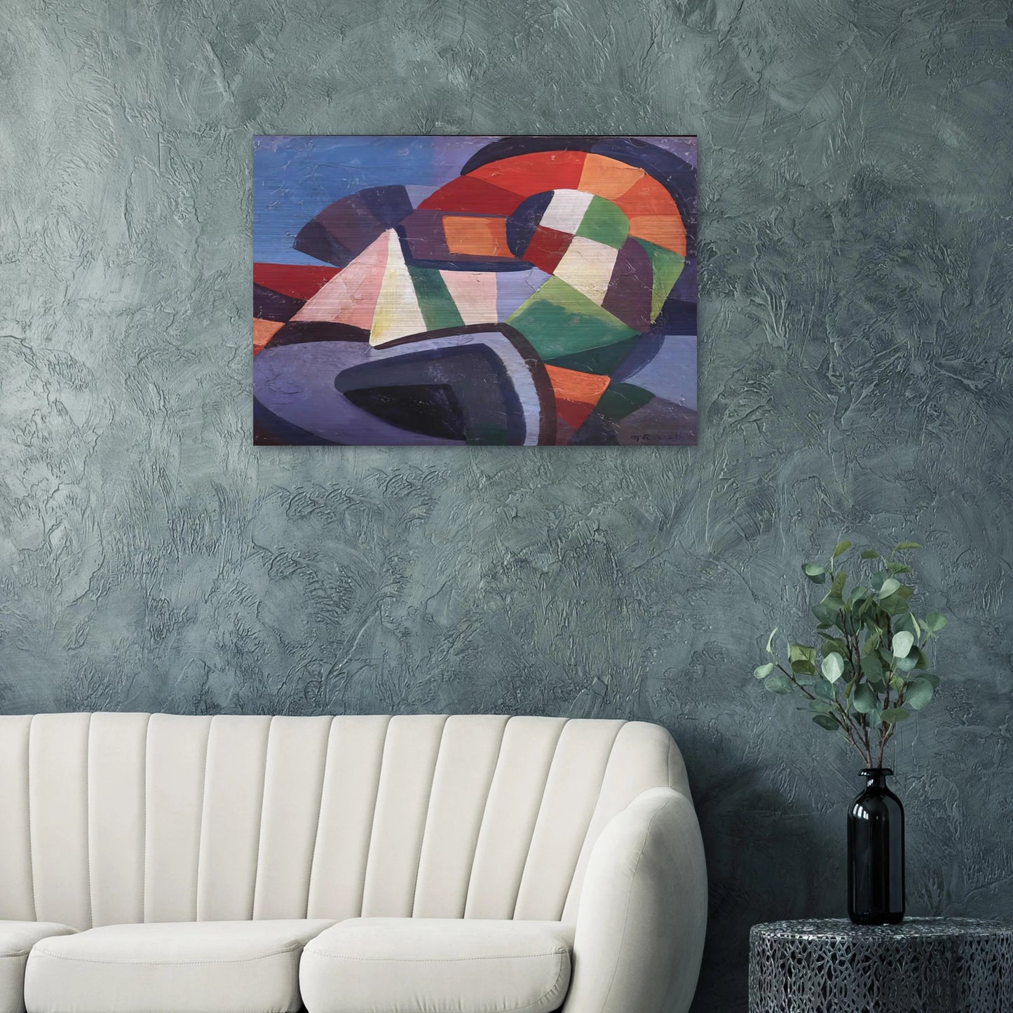 Synchromy - 1915 - Morgan Russell Brushed Aluminum Print - 70x100 cm / 28x40 inches | Morgan Russell Aluminum Print | Morgan Russell Prints