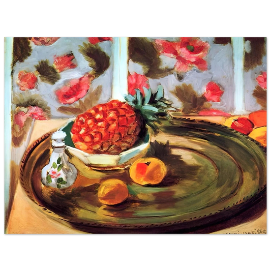 Henri Matisse - STILL LIFE WITH PINEAPPLE 1924  75x100 cm / 30x40inches Fine Art Poster