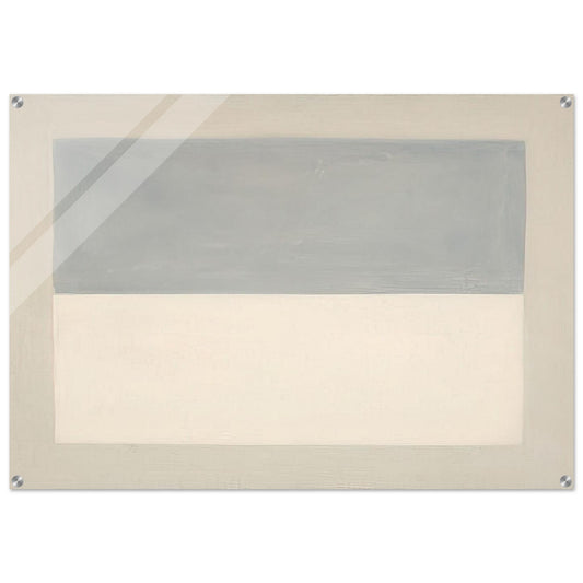 Rain  Study  - Agnes Martin Acrylic Print - 70x100 cm / 28x40″ inches
