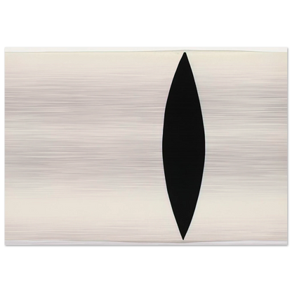 Mandorla Form - Ellsworth Kelly Brushed Aluminum Print - 70x100 cm / 28x40 inches | Ellsworth Kelly Aluminum Print | Ellsworth Kelly Prints