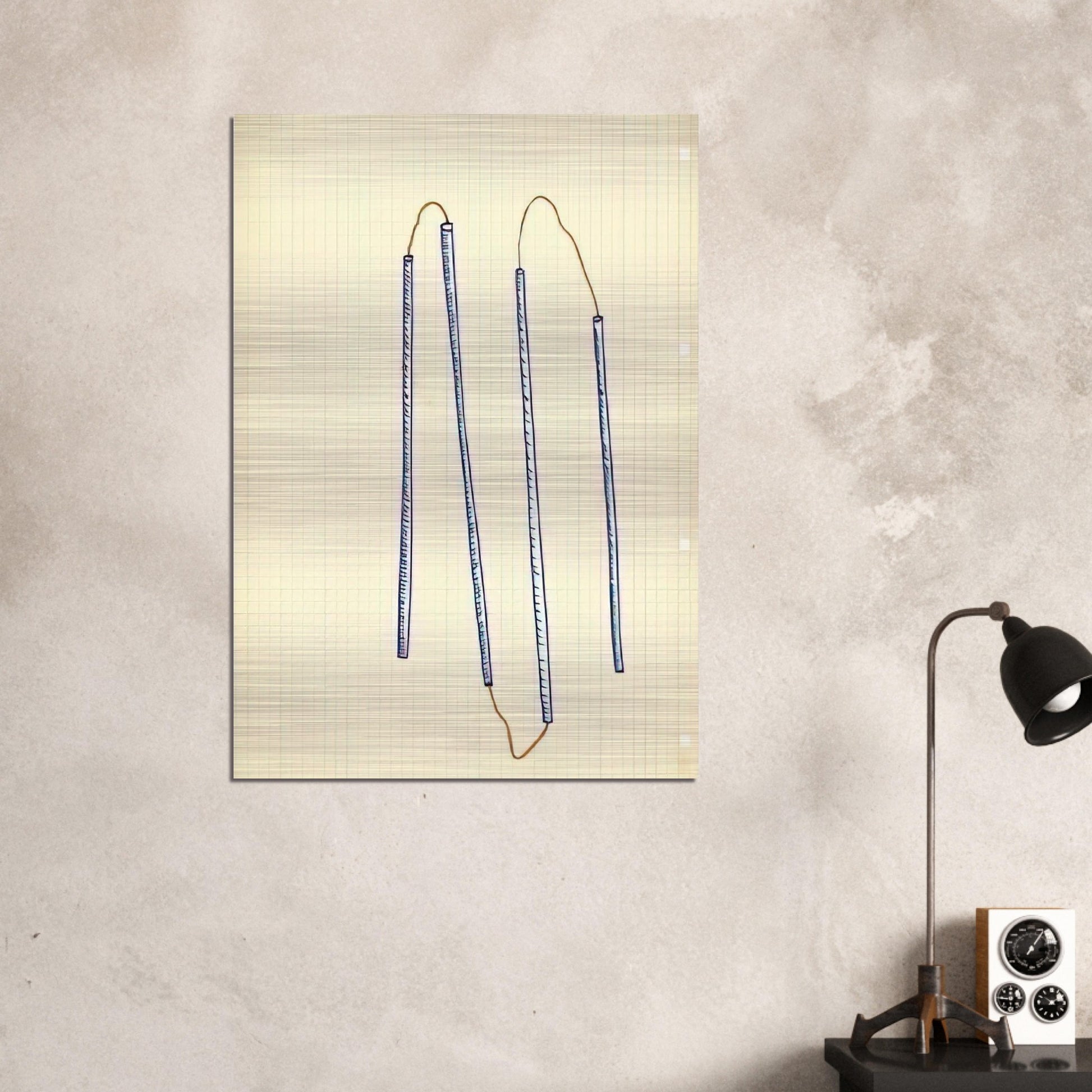 UNTITLED 1969 - Sigmar Polke Brushed Aluminum Print - 70x100 cm / 28x40 inches | Sigmar Polke Aluminum Print | Sigmar Polke Prints