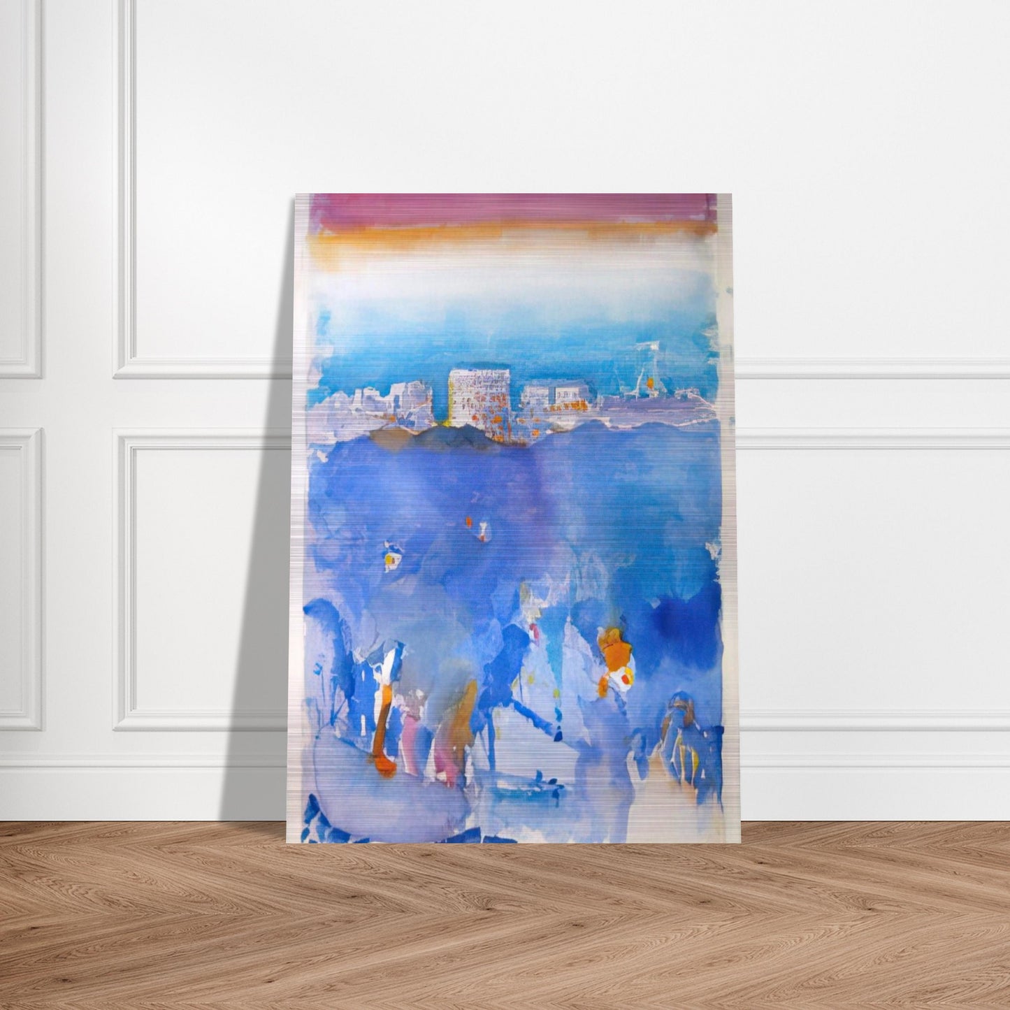 New York Fantasy - 1912 - John Marin Brushed Aluminum Print - 70x100 cm / 28x40 inches | John Marin Aluminum Print | John Marin Prints