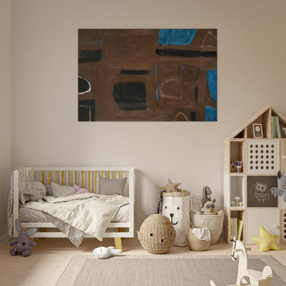 Brown and Black - 1960 - William Scott Art Prints - 100x150 cm / 40x60″ inches | William Scott Poster | William Scott Prints