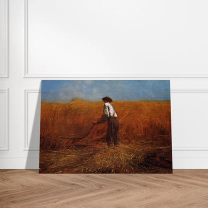 THE VETERAN IN A NEW FIELD - Winslow Homer Brushed Aluminum Print - 70x100 cm / 28x40 inches | Winslow Homer Aluminum Print | Winslow Homer Prints