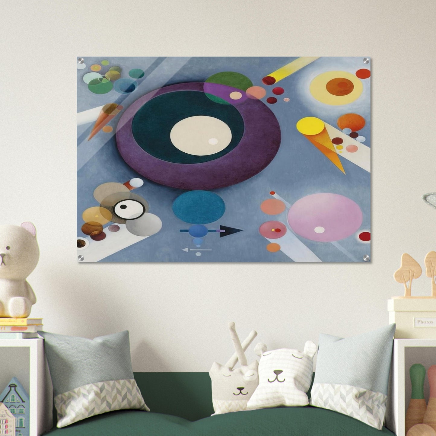 SPIRITUAL PLEASURES 1935 - Rudolf Bauer Acrylic Print - 70x100 cm / 28x40″ inches