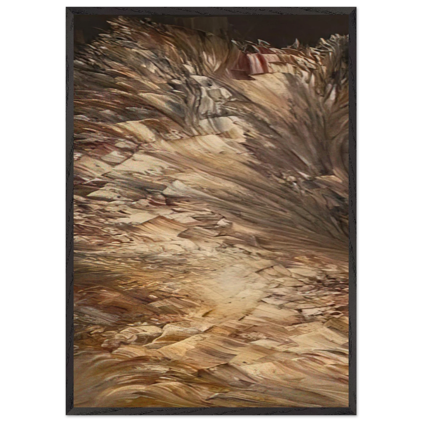 Jay DeFeoBIGThe Veronica - Jay DeFeo 70x100 cm / 28x40 inches Framed Art Print – Black Wooden Frame