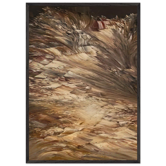 Jay DeFeoBIGThe Veronica - Jay DeFeo 70x100 cm / 28x40 inches Framed Art Print – Black Wooden Frame