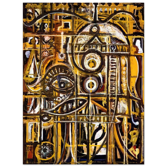Richard Pousette-Dart - Abstract Eye - 1943  75x100 cm / 30x40inches Fine Art Poster