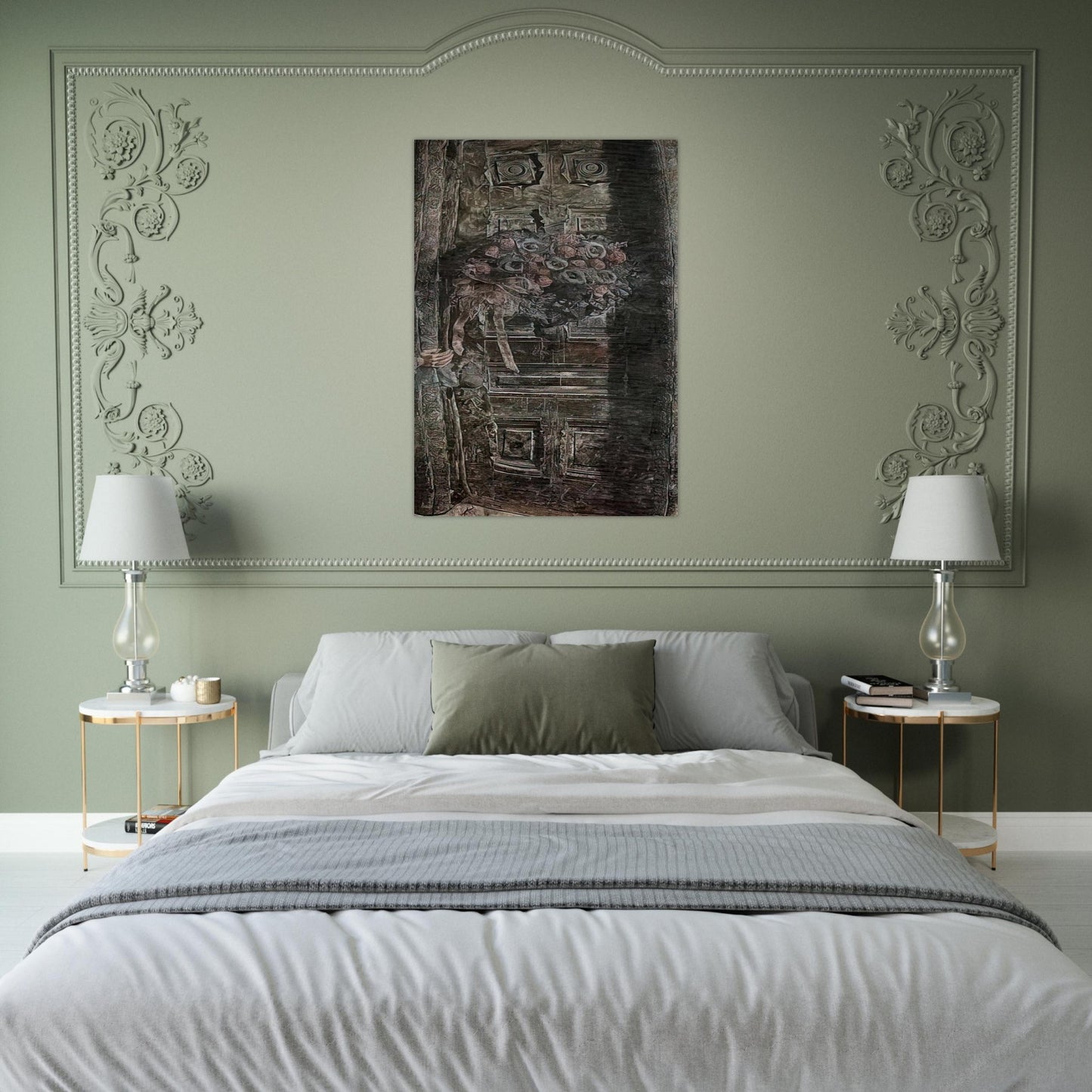 THE DOOR 1941 - Ivan Albright Brushed Aluminum Print - 70x100 cm / 28x40 inches | Ivan Albright Aluminum Print | Ivan Albright Prints