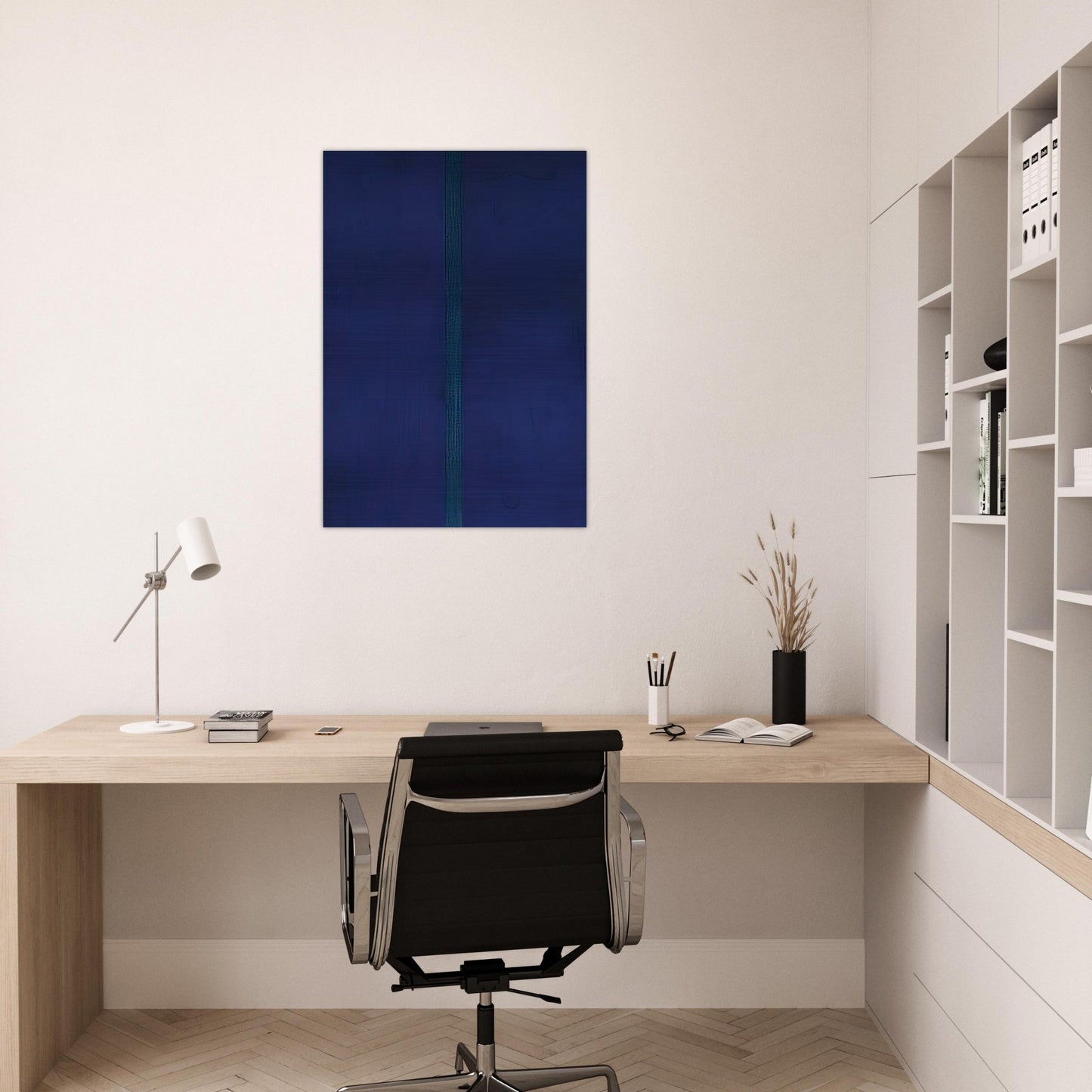 Onement V - Barnett Newman Brushed Aluminum Print - 70x100 cm / 28x40 inches | Barnett Newman Aluminum Print | Barnett Newman Prints