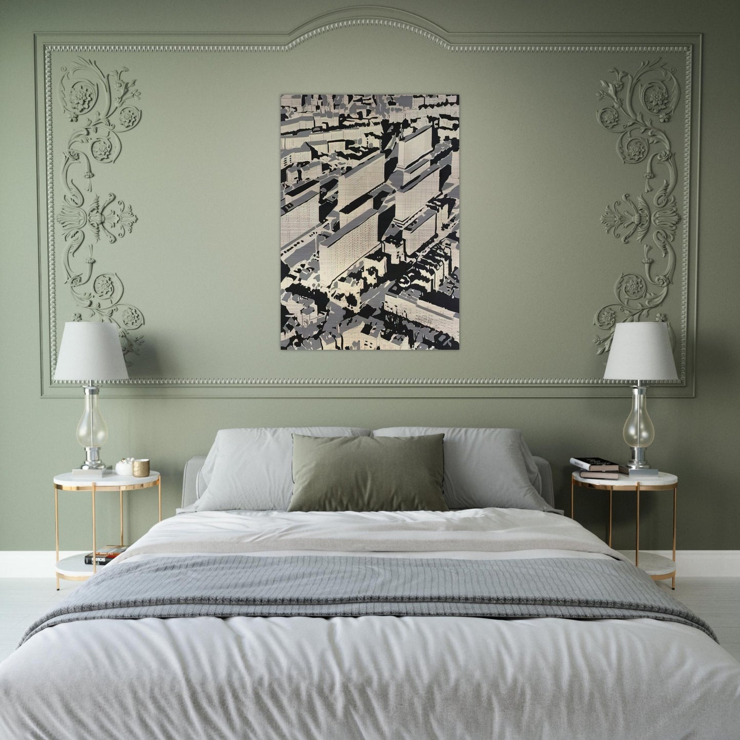 OWNSCAPE HA 1968 - Gerhard Richter Brushed Aluminum Print - 70x100 cm / 28x40 inches | Gerhard Richter Aluminum Print | Gerhard Richter Prints