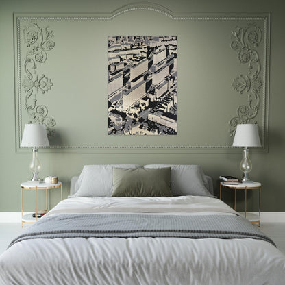 OWNSCAPE HA 1968 - Gerhard Richter Brushed Aluminum Print - 70x100 cm / 28x40 inches | Gerhard Richter Aluminum Print | Gerhard Richter Prints