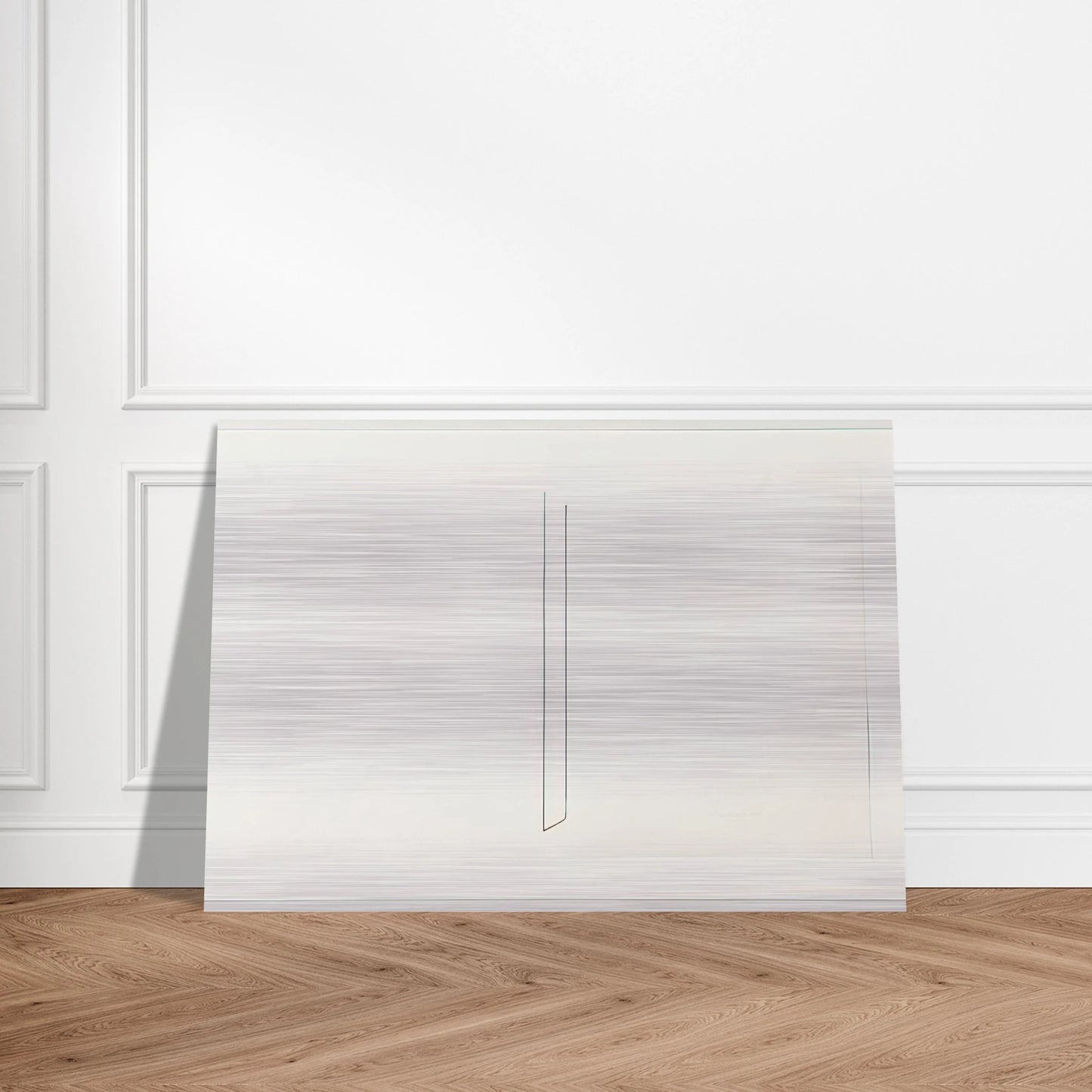 Untitled - 1975 - Fred Sandback Brushed Aluminum Print - 70x100 cm / 28x40 inches | Fred Sandback Aluminum Print | Fred Sandback Prints
