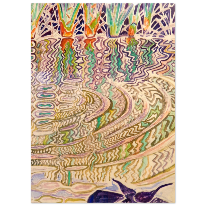 Walter Inglis Anderson - Walter Anderson Wall art - A2 (42 x 59.4  cm) - Premium Wooden Framed Poster With Fine Art Paper-canvas - Black frame