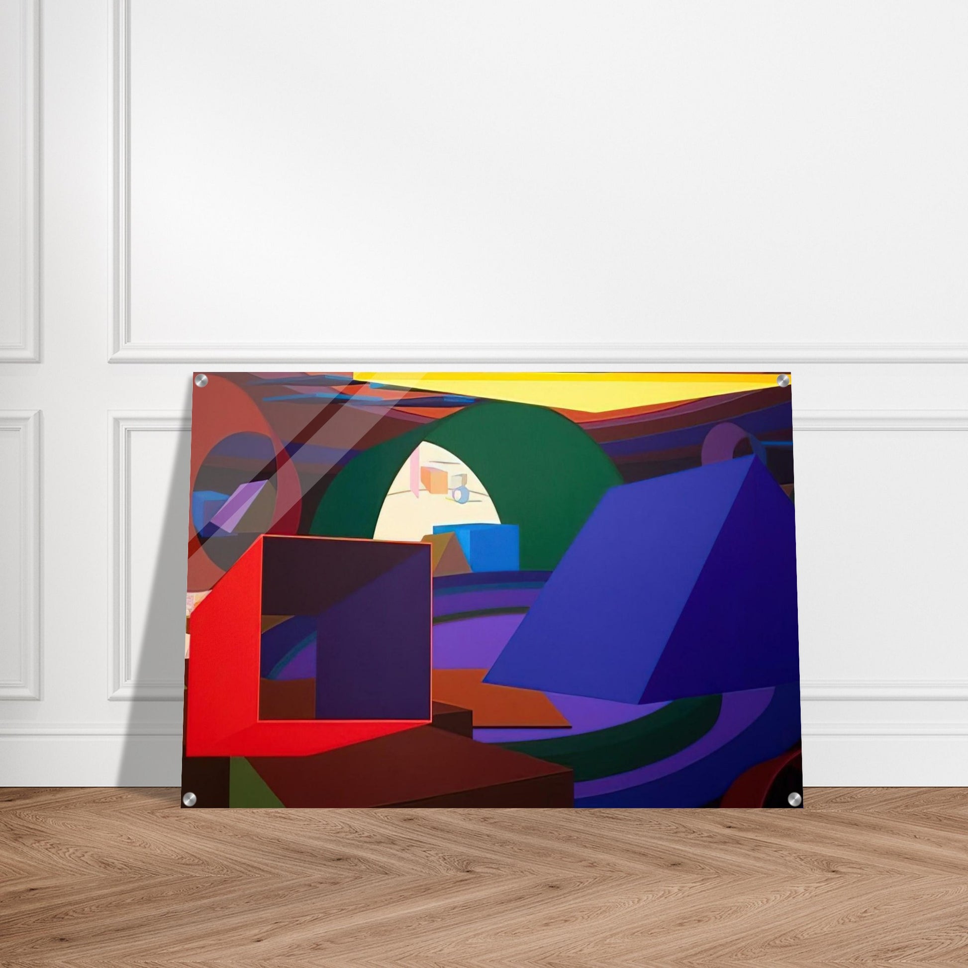 Orion II - Al Held Acrylic Print - 70x100 cm / 28x40″ inches