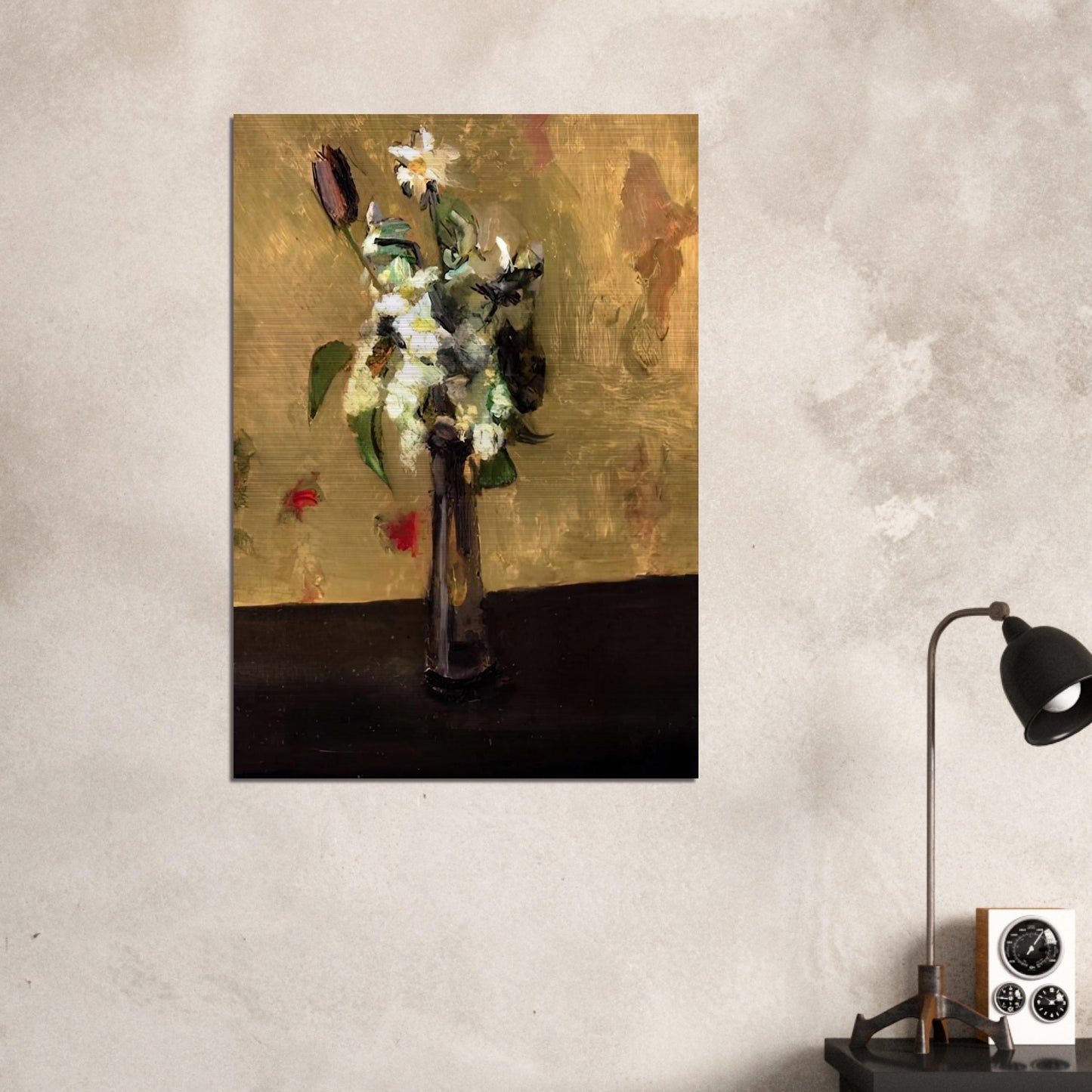BOUQUET OF FLOWERS IN A CRYSTAL VASE 1902 - Henri Matisse Brushed Aluminum Print - 70x100 cm / 28x40 inches | Henri Matisse Aluminum Print | Henri Matisse Prints