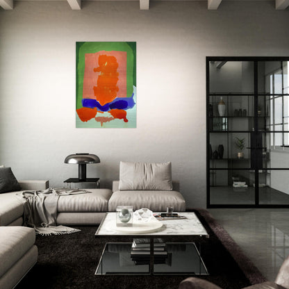 Small s Paradise - 1964 - Helen Frankenthaler Brushed Aluminum Print - 70x100 cm / 28x40 inches | Helen Frankenthaler Aluminum Print | Helen Frankenthaler Prints