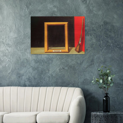 THE DELIGHTS OF LANDSCAPE 1928 - Rene Magritte Brushed Aluminum Print - 70x100 cm / 28x40 inches | Rene Magritte Aluminum Print | Rene Magritte Prints