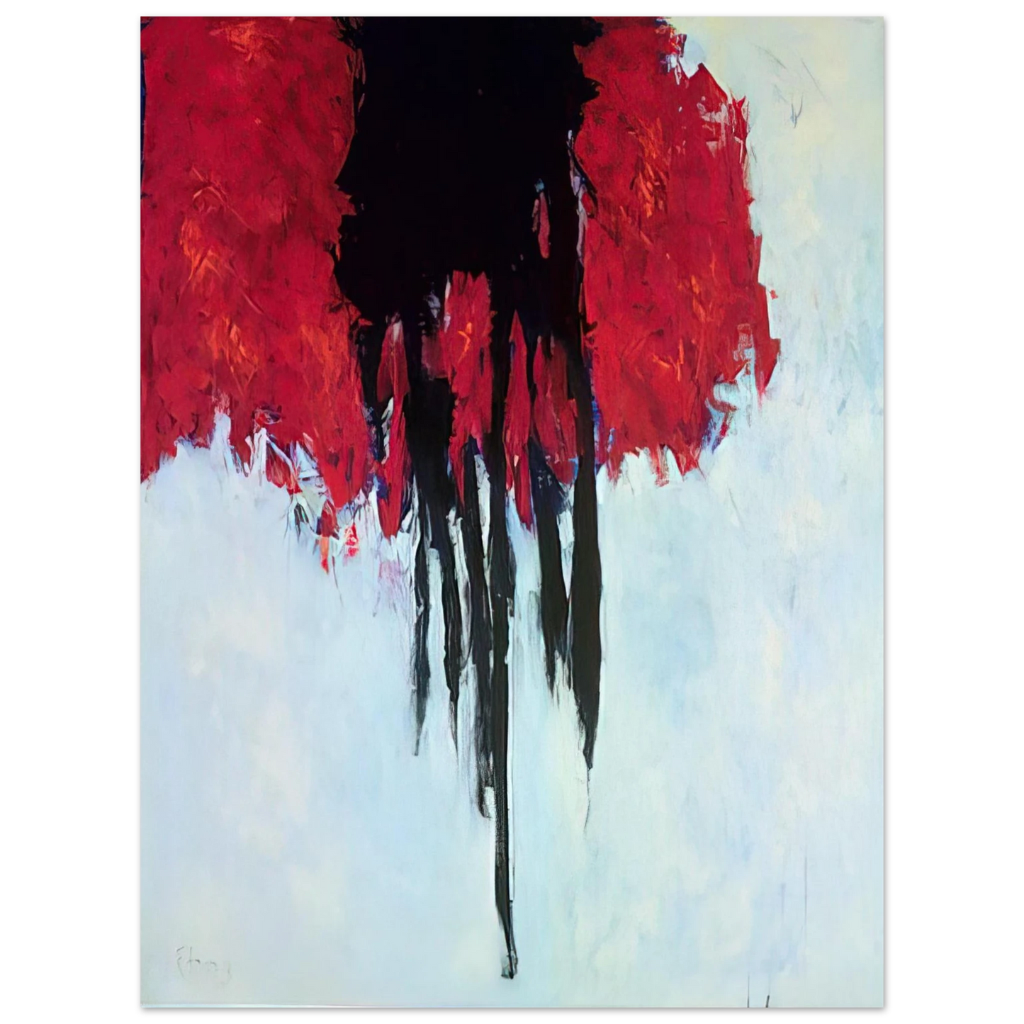 Theodoros Stamos - Adam - 1961  75x100 cm / 30x40inches Fine Art Poster