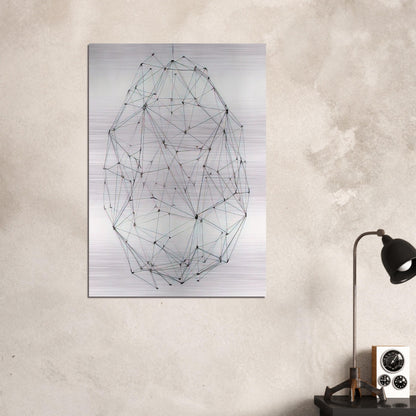 Esfera N° 5 - 1977 - Gego Brushed Aluminum Print - 70x100 cm / 28x40 inches | Gego Aluminum Print | Gego Prints