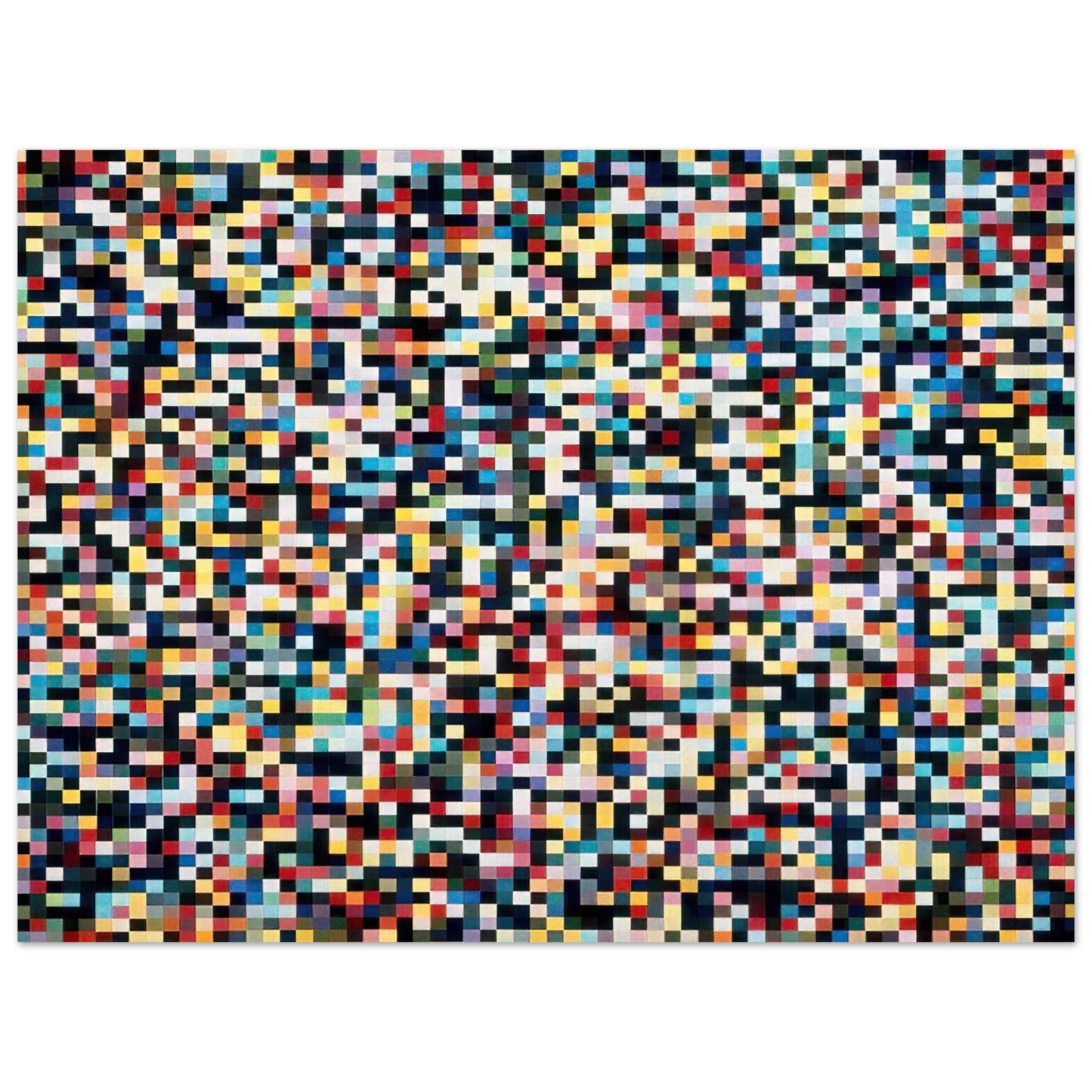 Gerhard Richter - 4096 COLOURS 1974  75x100 cm / 30x40inches Fine Art Poster