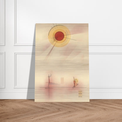 STRAHLEN 1929 - Wassily Kandinsky Brushed Aluminum Print - 70x100 cm / 28x40 inches | Wassily Kandinsky Aluminum Print | Wassily Kandinsky Prints
