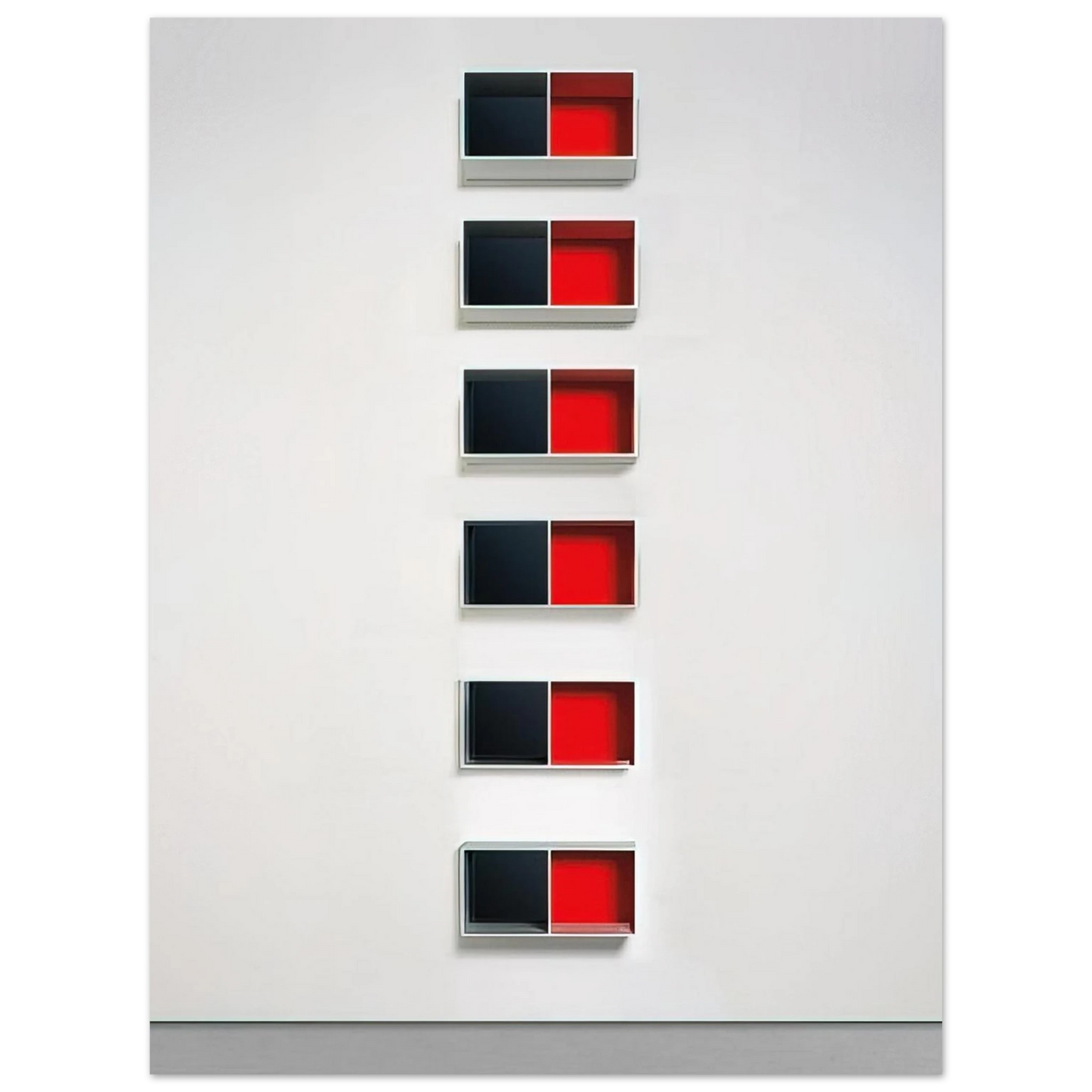 Donald Judd - Untitled Menziken 88-16 - 1988  75x100 cm / 30x40inches Fine Art Poster
