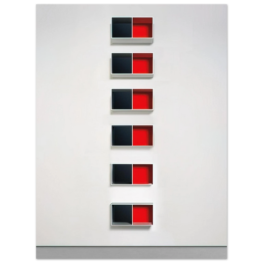 Donald Judd - Untitled Menziken 88-16 - 1988  75x100 cm / 30x40inches Fine Art Poster