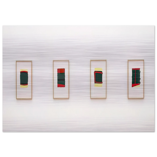 OHNE TITEL F R THORDES 1976 - BLINKY PALERMO Brushed Aluminum Print - 70x100 cm / 28x40 inches | BLINKY PALERMO Aluminum Print | BLINKY PALERMO Prints