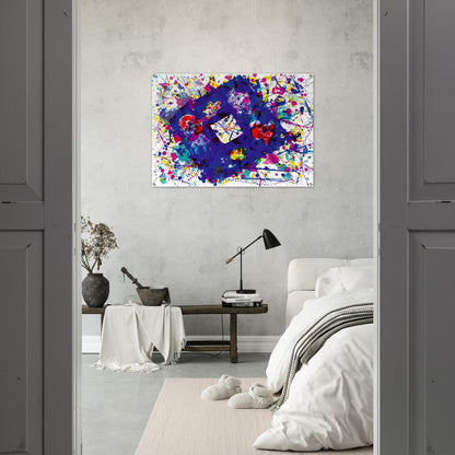 Untitled  SF 259  - Sam Francis Acrylic Print - 70x100 cm / 28x40″ inches