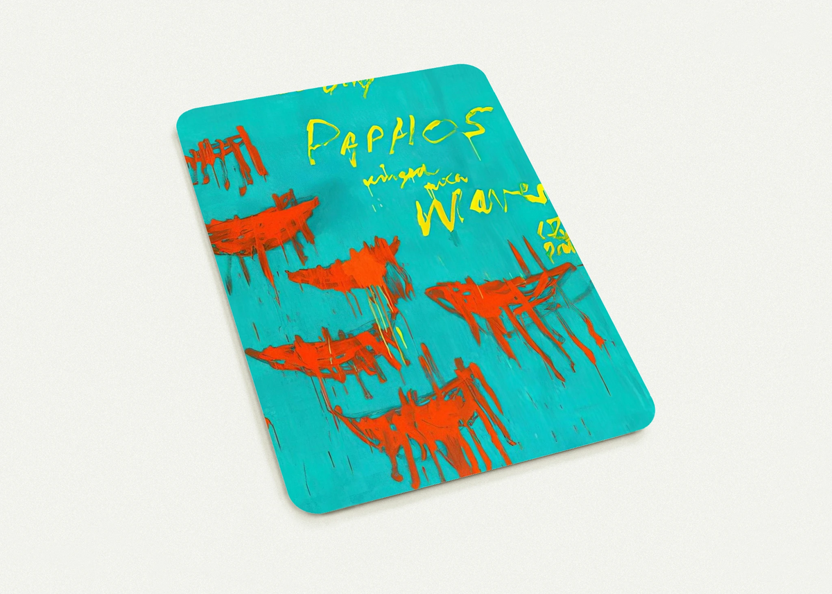 Leaving Paphos Ringed With Waves V By Cy Twombly Pack of 10 Post Cards | Cy Twombly Post Cards | A6 (10.5 x 14.8 cm) - 4.1 x 5.8 inches