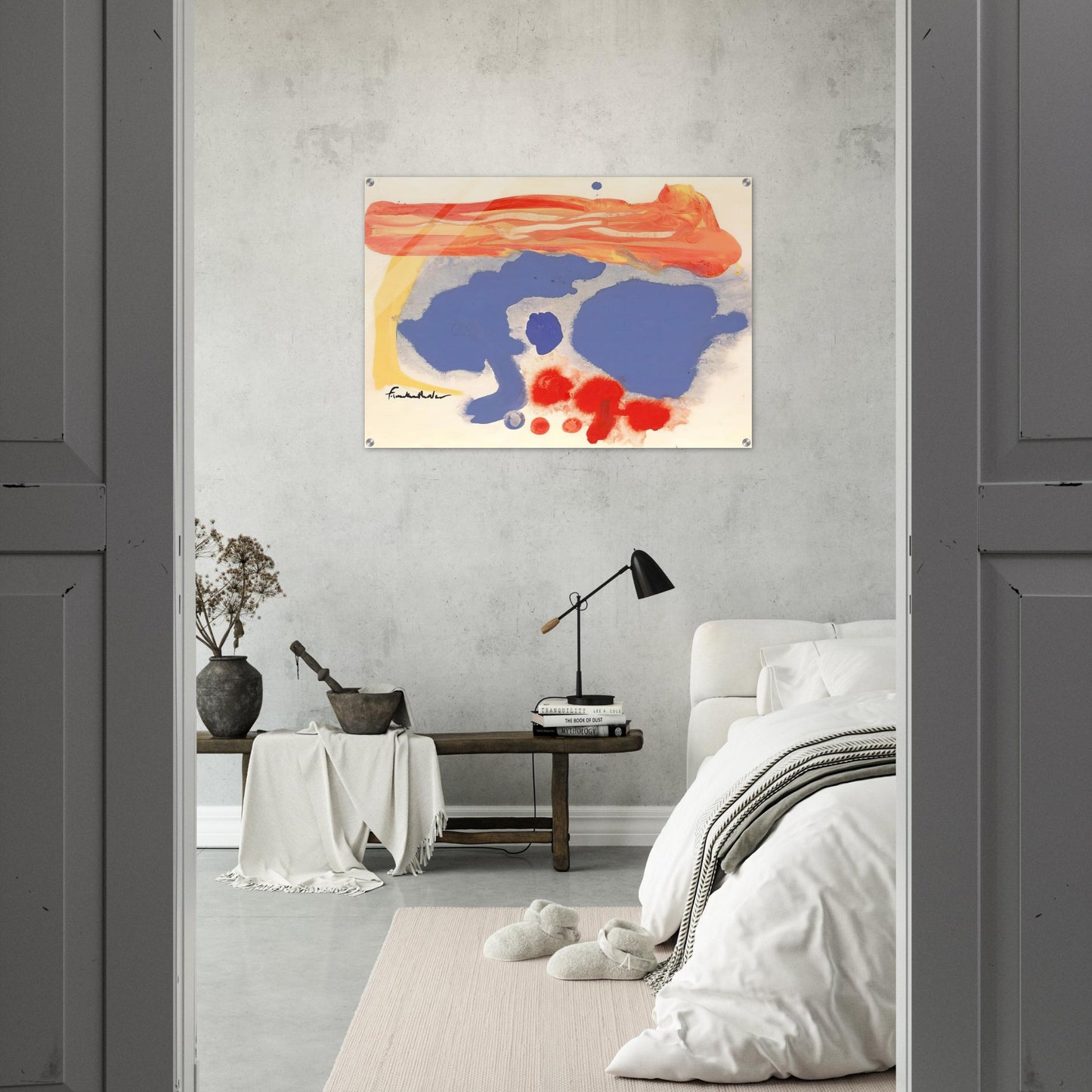 Summerscene, Provincetown - 1961 - Helen Frankenthaler Acrylic Print - 70x100 cm / 28x40″ inches
