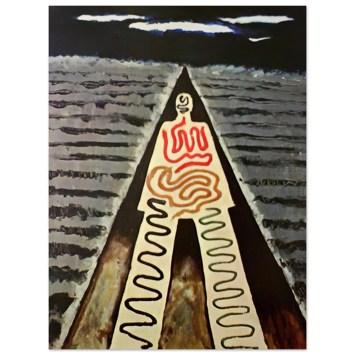 Man Ray - A NIGHT AT SAINT JEAN  75x100 cm / 30x40inches Fine Art Poster