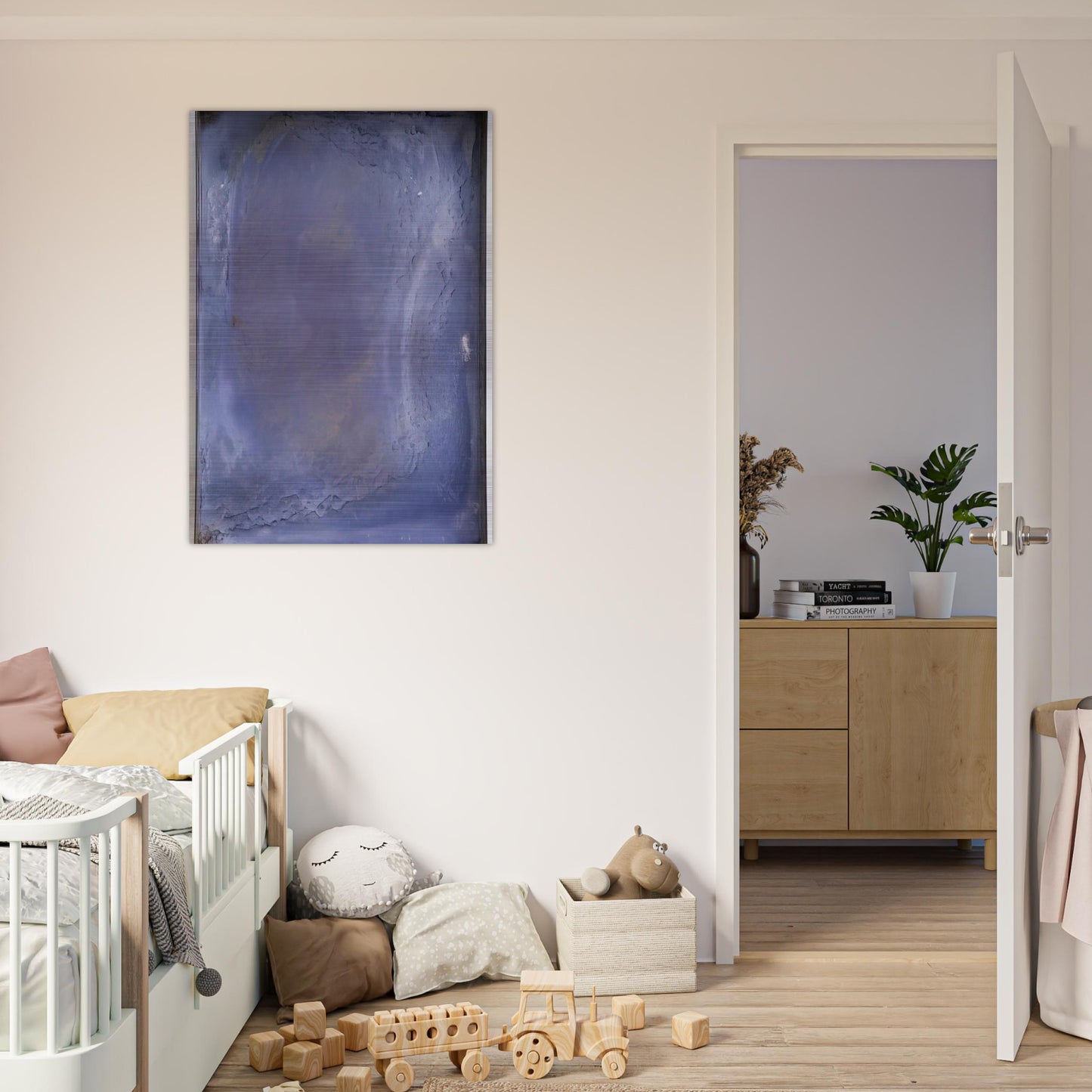FARBWANNE 1985 - Gotthard Graubner Brushed Aluminum Print - 70x100 cm / 28x40 inches | Gotthard Graubner Aluminum Print | Gotthard Graubner Prints