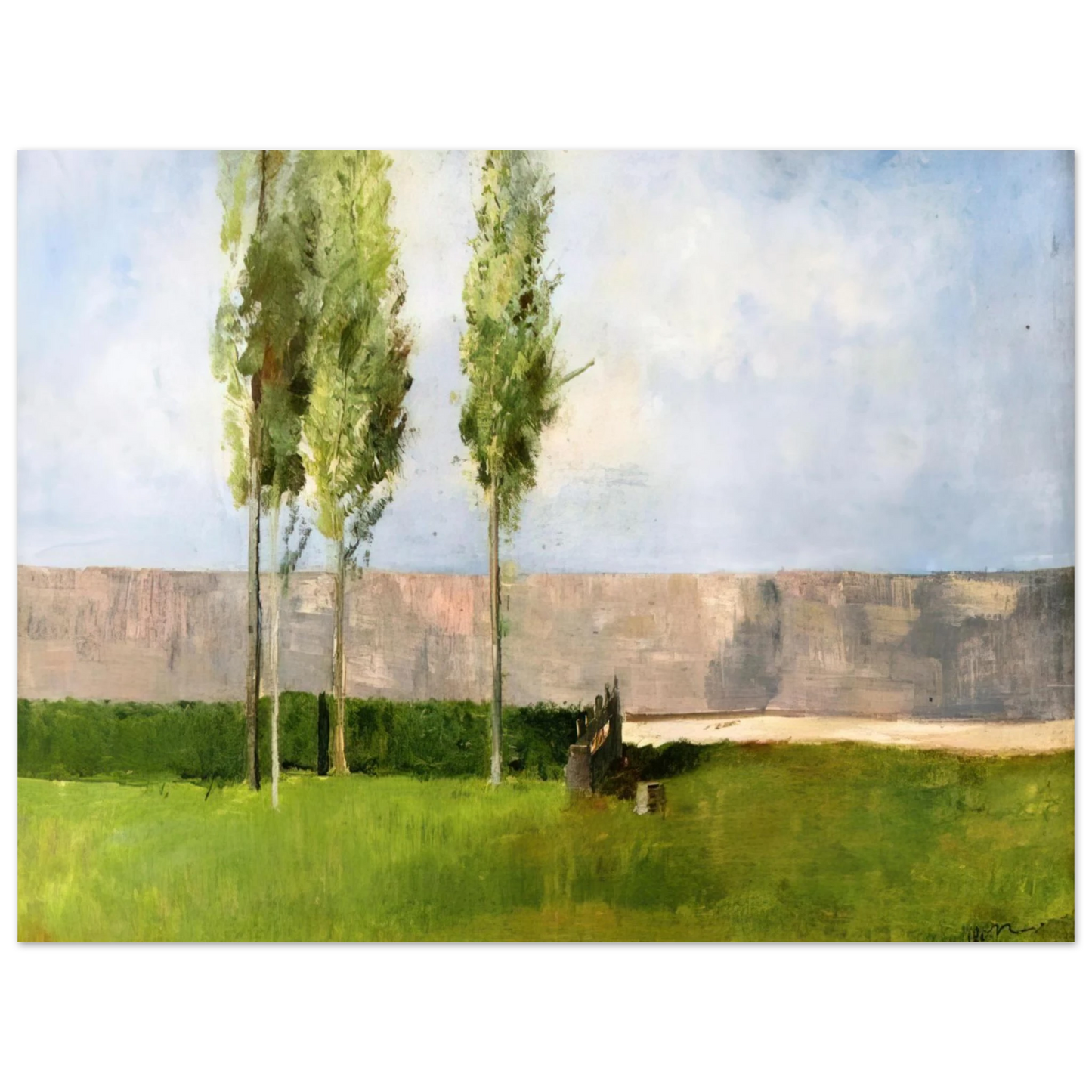 Odilon Redon - THE MEADOW  75x100 cm / 30x40inches Fine Art Poster
